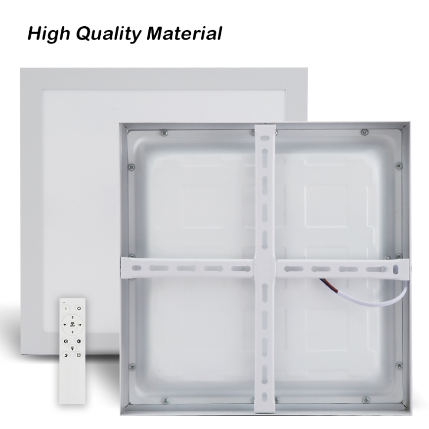 Brilagi - LED pritemdomas lubinis vonios šviestuvas FRAME SMART LED/24W/230V 30x30 cm 3000-6000K IP44 balta + nuotolinio valdymo pultas