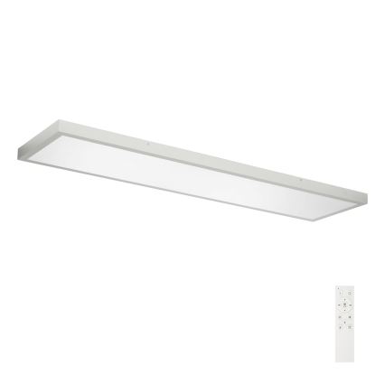 Brilagi - LED pritemdomas lubinis vonios šviestuvas FRAME SMART LED/50W/230V 120x30 cm 3000-6000K IP44 sidabras + nuotolinio valdymo pultas