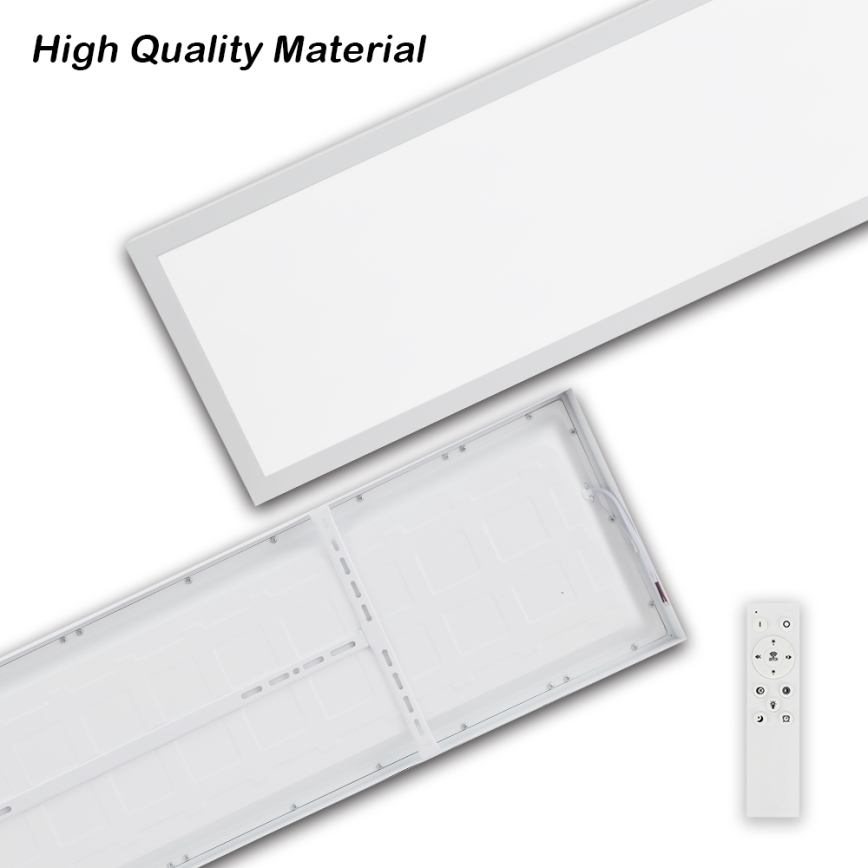 Brilagi - LED pritemdomas lubinis vonios šviestuvas FRAME SMART LED/50W/230V 30x120 cm 3000-6000K IP44 balta + nuotolinio valdymo pultas