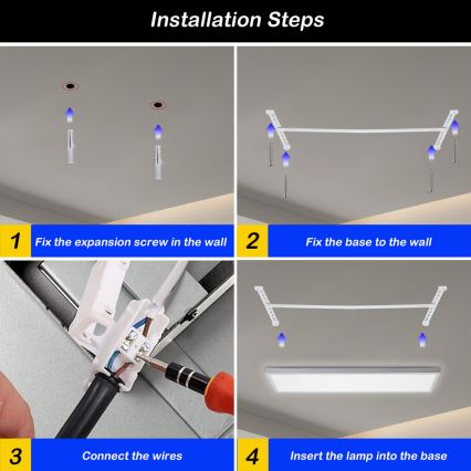 Brilagi - LED pritemdomas lubinis vonios šviestuvas FRAME SMART LED/50W/230V 3000-6000K IP44 balta + nuotolinio valdymo pultas