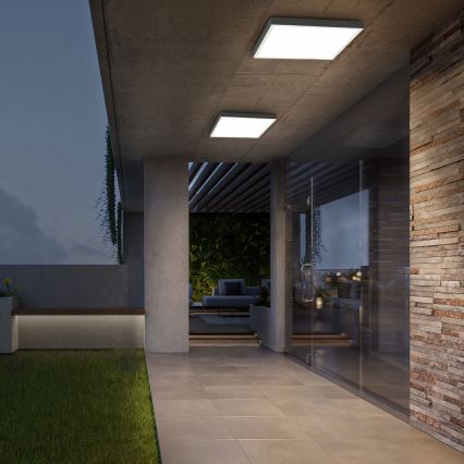Brilagi - LED pritemdomas lubinis vonios šviestuvas FRAME SMART LED/50W/230V 60x60 cm 3000-6000K IP44 balta + nuotolinio valdymo pultas