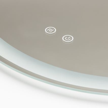 Brilagi - LED vonios šildomas veidrodis AVA PRO LED/18,5W/230V skersmuo 60 cm IP44 CRI 90 dimeriuojamas + CCT