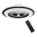 Brilagi - LED Reguliuojajmas šviestuvas su ventiliatoriumi RONDA LED/48W/230V juodas + VP