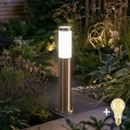 BRILAGI - LED reguliuojama lauko lempa ELIA 1xE27/6W/230V 2700-6500K IP44 Wi-Fi 50 cm matinis chromas