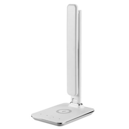 Brilagi - stalinis šviestuvas REGINA su reguliuojamu ryškumu, belaidžiu QI įkrovimu ir USB LED/8,5W/230V balta