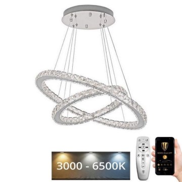 Brilagi - LED reguliuojama liustra ant laido COSMOWAVE LED/115W/230V 3000-6500K + nuotolinio valdymo pultas