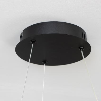 Brilagi - LED dimeriuojamas pakabinamas šviestuvas ant laido FALCON II LED/67W/230V 3000-6500K skersm. 40 cm juodas + su nuotolinio valdymo pultu