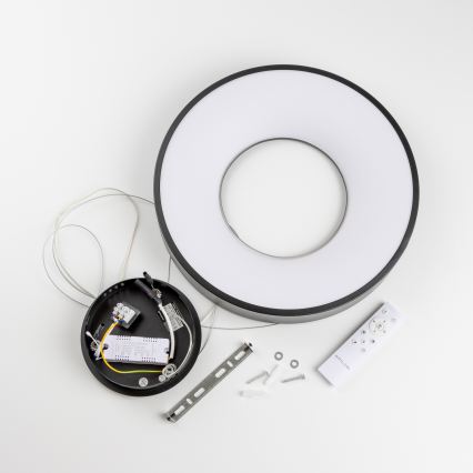 Brilagi - LED dimeriuojamas pakabinamas šviestuvas ant laido FALCON II LED/67W/230V 3000-6500K skersm. 40 cm juodas + su nuotolinio valdymo pultu