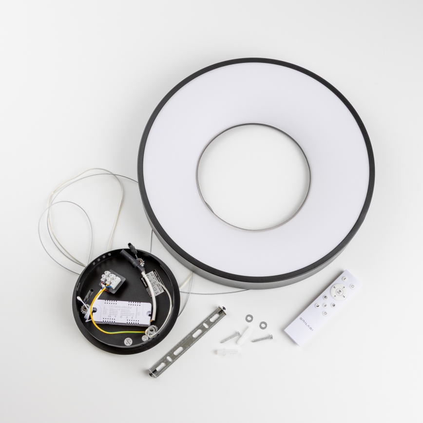 Brilagi - LED dimeriuojamas pakabinamas šviestuvas ant laido FALCON II LED/67W/230V 3000-6500K skersm. 40 cm juodas + su nuotolinio valdymo pultu