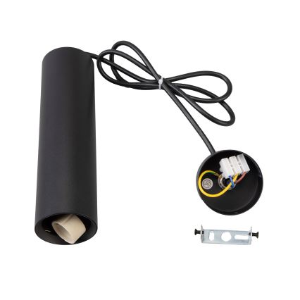 Brilagi - LED RGBW reguliuojamas pakabinamas šviestuvas ant laido SELE 1xGU10/4,8W/230V 3000K juodas + nuotolinis valdymas