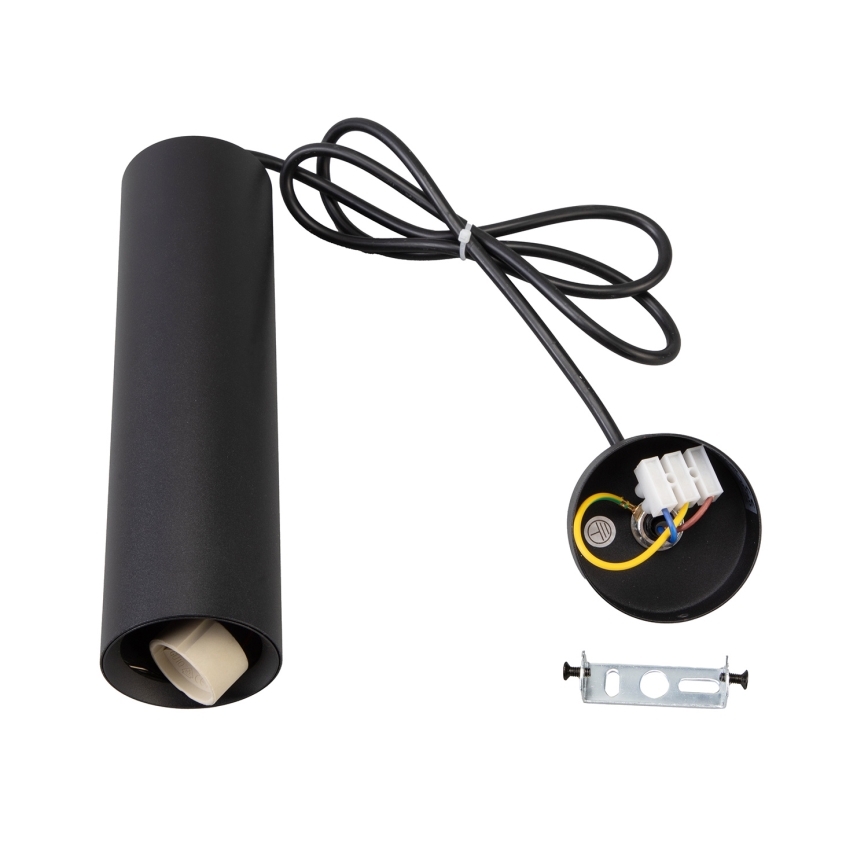 Brilagi - LED RGBW reguliuojamas pakabinamas šviestuvas ant laido SELE 1xGU10/4,8W/230V 3000K juodas + nuotolinis valdymas