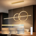BRILAGI - LED reguliuojama liustra ant laido SIGNATURE LED/53W/230V 3000-6000K 120 cm auksinė + nuotolinis pultas