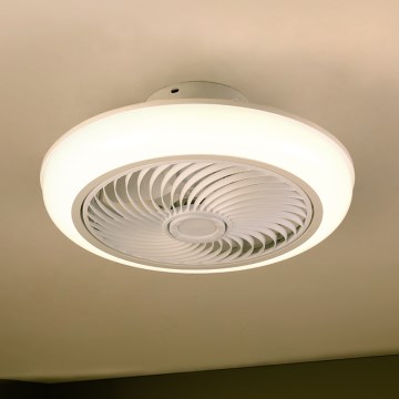 Brilagi - LED Reguliuojama lubų šviesa su ventiliatoriumi LED/30W/230V 3000-6500K balta + nuotolinio valdymo pultas