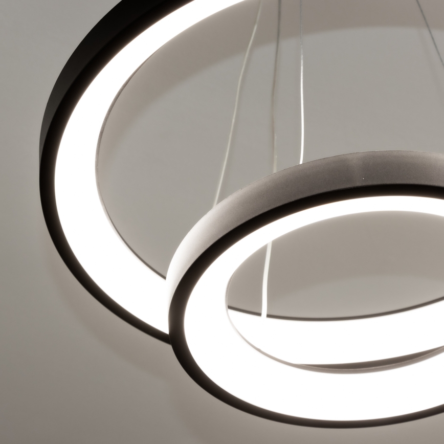 Brilagi - dimeriuojamas LED pakabinamas šviestuvas ant laido FALCON SLIM LED/68W/230V 3000-6500K Ø 50 cm juodas + nuotolinis valdymas