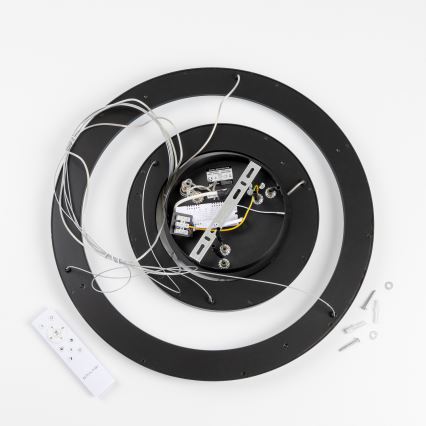 Brilagi - dimeriuojamas LED pakabinamas šviestuvas ant laido FALCON SLIM LED/68W/230V 3000-6500K Ø 50 cm juodas + nuotolinis valdymas