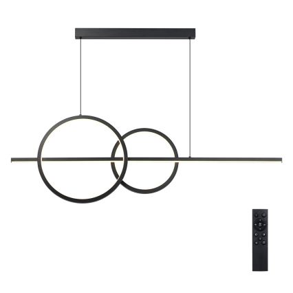 BRILAGI - LED dimeriuojama liustra ant troselio SIGNATURE LED/53W/230V 3000-6000K 120 cm juoda + nuotolinis valdymas