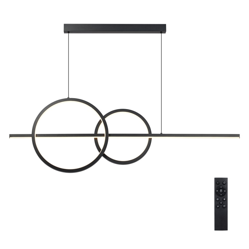 BRILAGI - LED dimeriuojama liustra ant troselio SIGNATURE LED/53W/230V 3000-6000K 120 cm juoda + nuotolinis valdymas