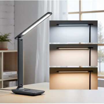 Brilagi - LED reguliuojama stalinė lempa VARIO LED/7W/230V 3000/4000/6500K antracitas