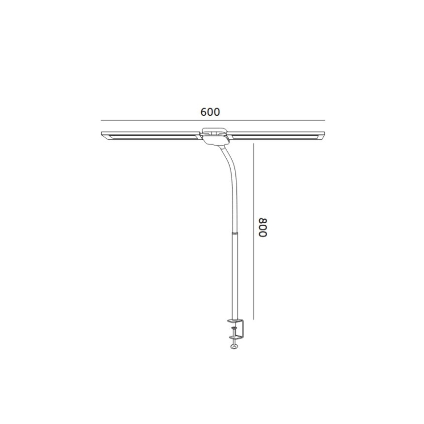 Brilagi - LED Reguliuojama stalo lempa USB VARIO LED/14W/5V 3000-6000K juoda