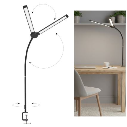BRILAGI - LED Reguliuojama stalo lempa USB VARIO LED/14W/5V 3000-6000K juoda