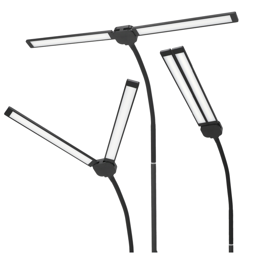 BRILAGI - LED Reguliuojama stalo lempa USB VARIO LED/14W/5V 3000-6000K juoda