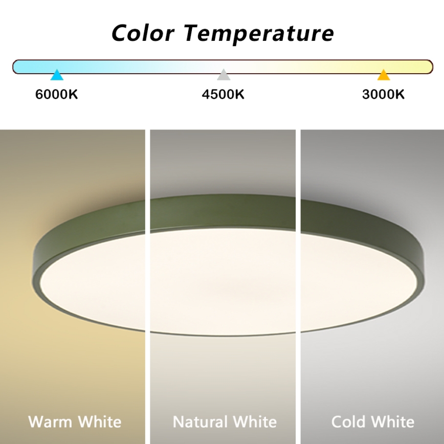 Brilagi - reguliuojamas LED šviestuvas POOL SMART LED/128W/230V skersmuo 100 cm 3000-6000K Wi-Fi Tuya + nuotolinis valdymas žalias