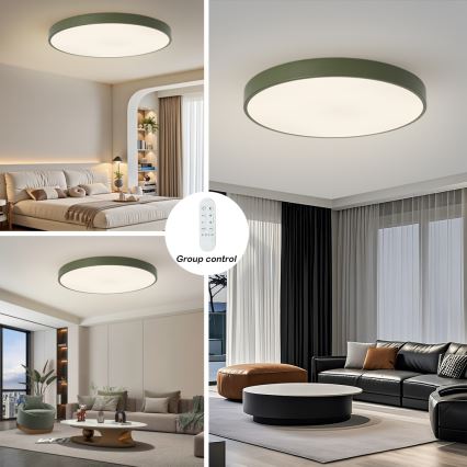 Brilagi - reguliuojamas LED šviestuvas POOL SMART LED/128W/230V skersmuo 100 cm 3000-6000K Wi-Fi Tuya + nuotolinis valdymas žalias