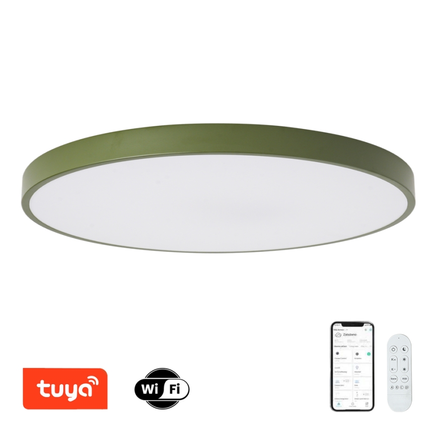 Brilagi - reguliuojamas LED šviestuvas POOL SMART LED/128W/230V skersmuo 100 cm 3000-6000K Wi-Fi Tuya + nuotolinis valdymas žalias