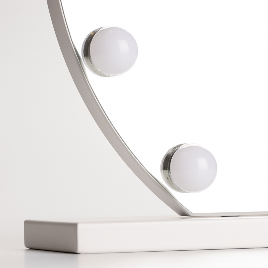 Brilagi - LED reguliuojamas makiažo veidrodis HOLLYWOOD LED/12W/230V 3000/4000/6500K