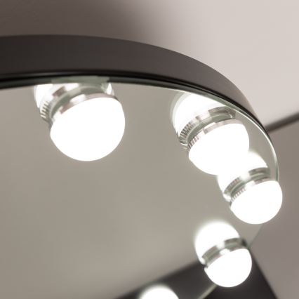 Brilagi - LED reguliuojamas makiažo veidrodis HOLLYWOOD LED/12W/230V 3000/4000/6500K