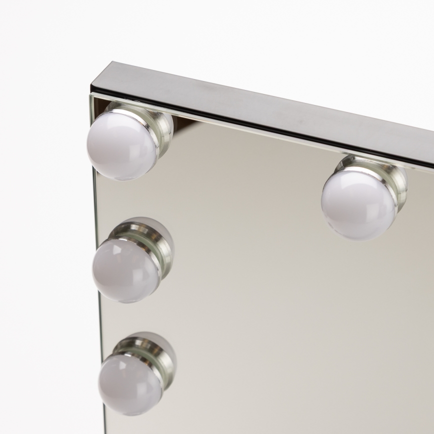 Brilagi - LED reguliuojamas makiažo veidrodis HOLLYWOOD LED/15W/230V 3000/4000/6500K