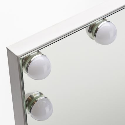 Brilagi - LED reguliuojamas makiažo veidrodis HOLLYWOOD LED/15W/230V 3000/4000/6500K