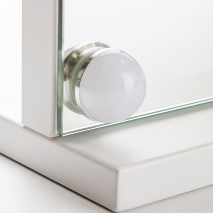 Brilagi - LED reguliuojamas makiažo veidrodis HOLLYWOOD LED/15W/230V 3000/4000/6500K