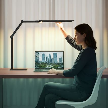 Brilagi - LED dimeriuojama jutiklinė stalinė lempa VARIO LED/24W/230V 3000-6500K CRI 92 juoda