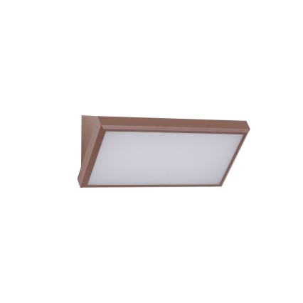 Brilagi - LED reguliuojamas lauko sieninis šviestuvas TRIANGLE 1xE27/6W/230V 2700-6500K IP65 rudas