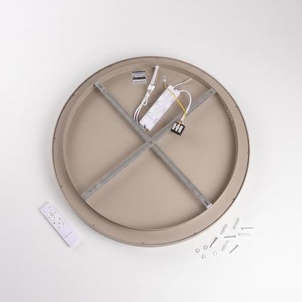 BRILAGI - Dimeriuojamas LED lubų šviestuvas FALCON II LED/99W/230V 3000-6500K skersmuo 60 cm balta/smėlinė + nuotolinis valdymas