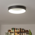Brilagi - LED reguliuojamas lubinis šviestuvas FALCON LED/80W/230V 3000-6500K, skersmuo 60 cm, juodas + nuotolinio valdymo pultas