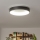 Brilagi - LED reguliuojamas lubinis šviestuvas FALCON LED/80W/230V 3000-6500K, skersmuo 60 cm, juodas + nuotolinio valdymo pultas