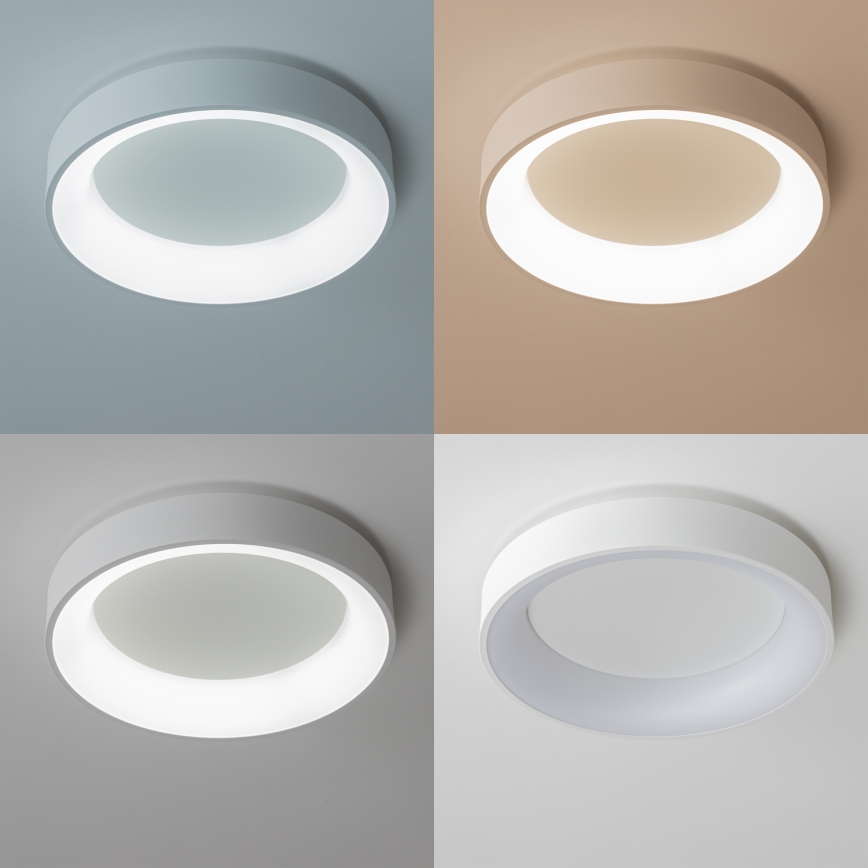 Brilagi - LED dimeriuojamas lubinis šviestuvas FALCON LED/80W/230V 3000-6500K skers. 60 cm baltas + nuotolinio valdymo pultas