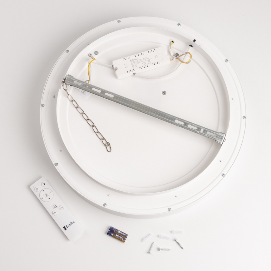 Brilagi - LED Reguliuojamas lubinis šviestuvas LED/80W/230V 3000-6500K d. 60 cm baltas + valdymo pultas