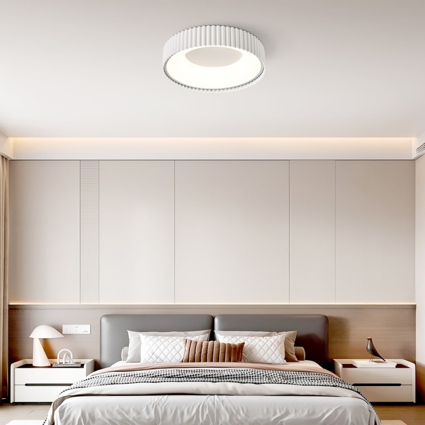 BRILAGI - reguliuojamas LED lubinis šviestuvas FALCON MODERN LED/30W/230V 3000-6000K Ø 40 cm baltas + nuotolinio valdymo pultas