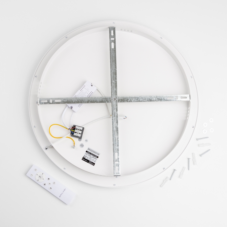 Brilagi - LED Dimeriuojamas lubinis šviestuvas FALCON SLIM LED/42W/230V 3000-6500K skersmuo 50 cm balta + nuotolinis valdymas