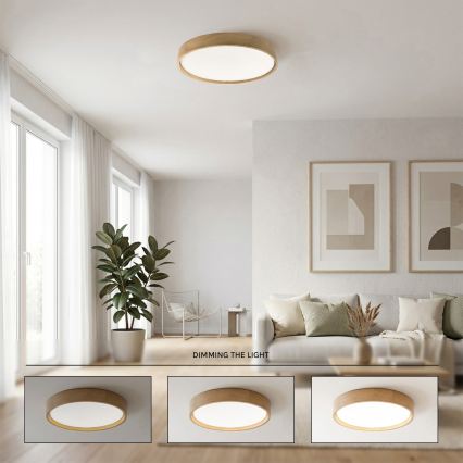 Brilagi - LED reguliuojamo ryškumo lubinis šviestuvas MANAROLA SMART STARS LED/36W/230V 3000-6000K Wi-Fi Tuya Beacon Ø 51 cm + nuotolinis pultas