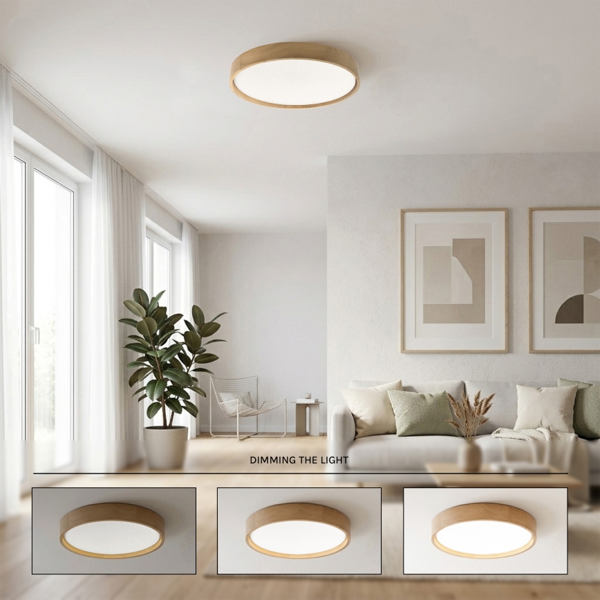Brilagi - LED reguliuojamo ryškumo lubinis šviestuvas MANAROLA SMART STARS LED/36W/230V 3000-6000K Wi-Fi Tuya Beacon Ø 51 cm + nuotolinis pultas