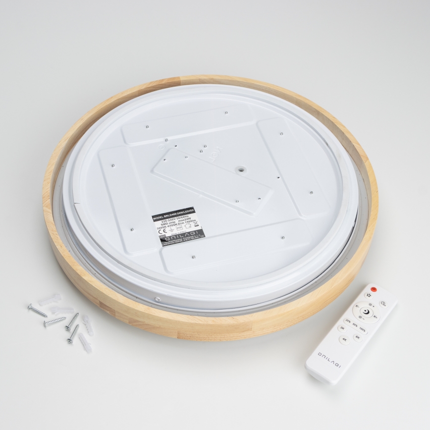Brilagi - LED Reguliuojamas lubinis šviestuvas PINE LED/24W/230V 3000-6500K + valdymo pultas