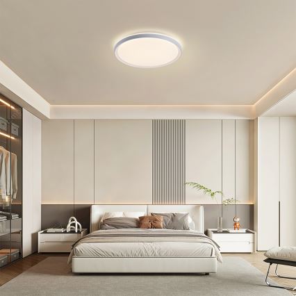 Brilagi - RIVO dimeriuojamas LED lubų šviestuvas LED/72W/230V 3000-6000K balta skersmuo 50 cm + nuotolinis valdymas