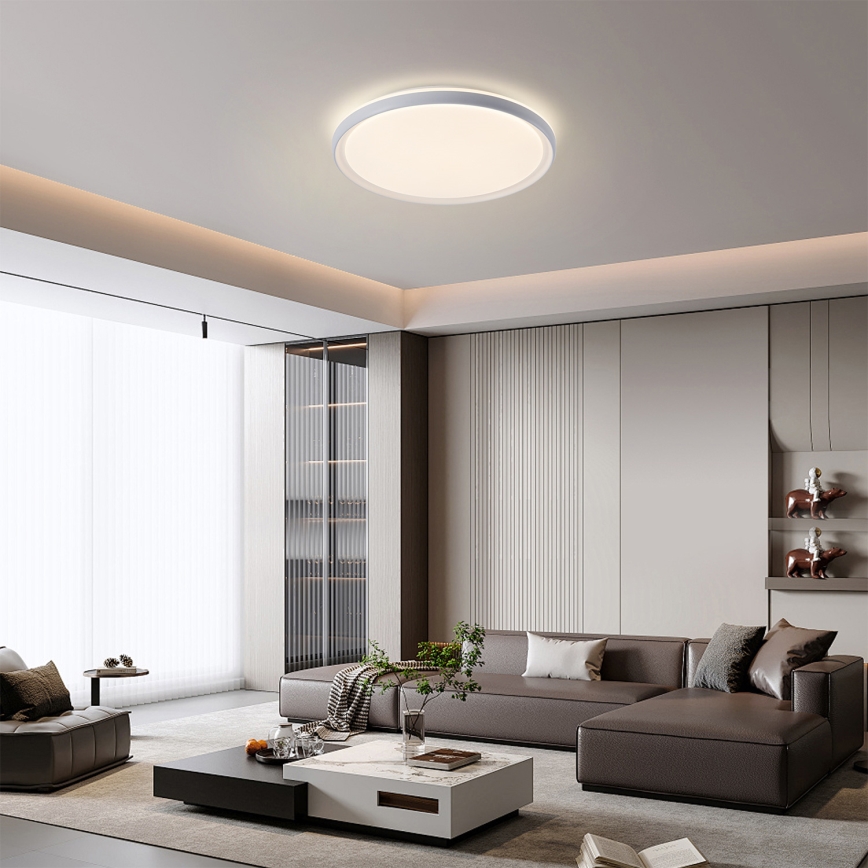 Brilagi - RIVO dimeriuojamas LED lubų šviestuvas LED/72W/230V 3000-6000K balta skersmuo 50 cm + nuotolinis valdymas