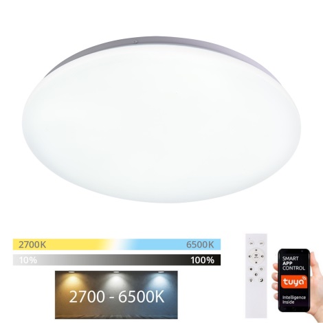 Brilagi - LED Reguliuojamas lubinis šviestuvas SMART LED/24W/230V 2700-6500K Wi-Fi Tuya + valdymo pultas