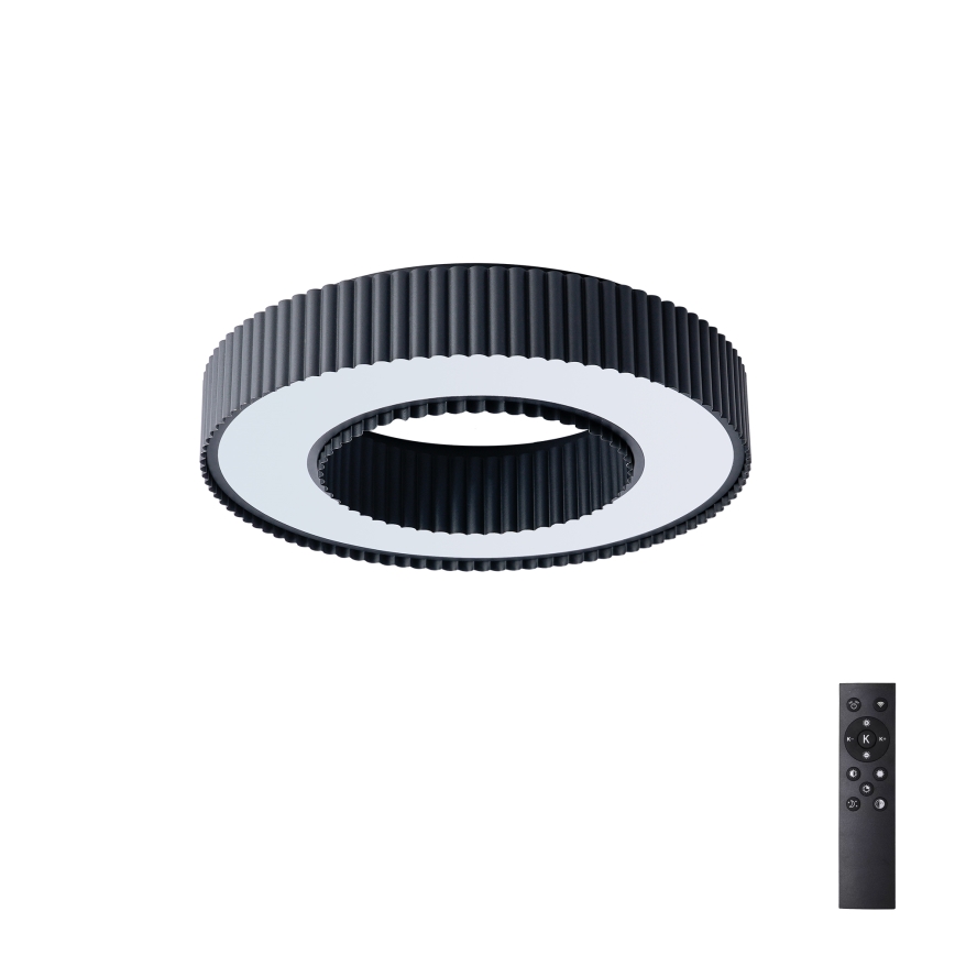 Brilagi - dimeriuojamas lubinis LED šviestuvas LUMIX LED/48W/230V 3000-6000K juodas skersmuo 50 cm + nuotolinis valdymas