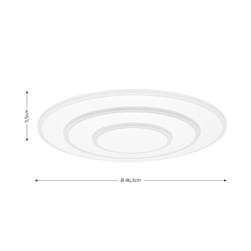 Brilagi - LED reguliuojamas lubų šviestuvas MODERN LED/58W/230V 2700-6500K skersmuo 46,3 cm + nuotolinio valdymo pultas